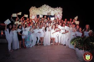 Alumnos de la Certificación en Bodas Destino del Instituto INIBEP hotel intercontinental Cartagena de indias.